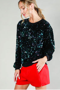 Eli Sequins Sweater