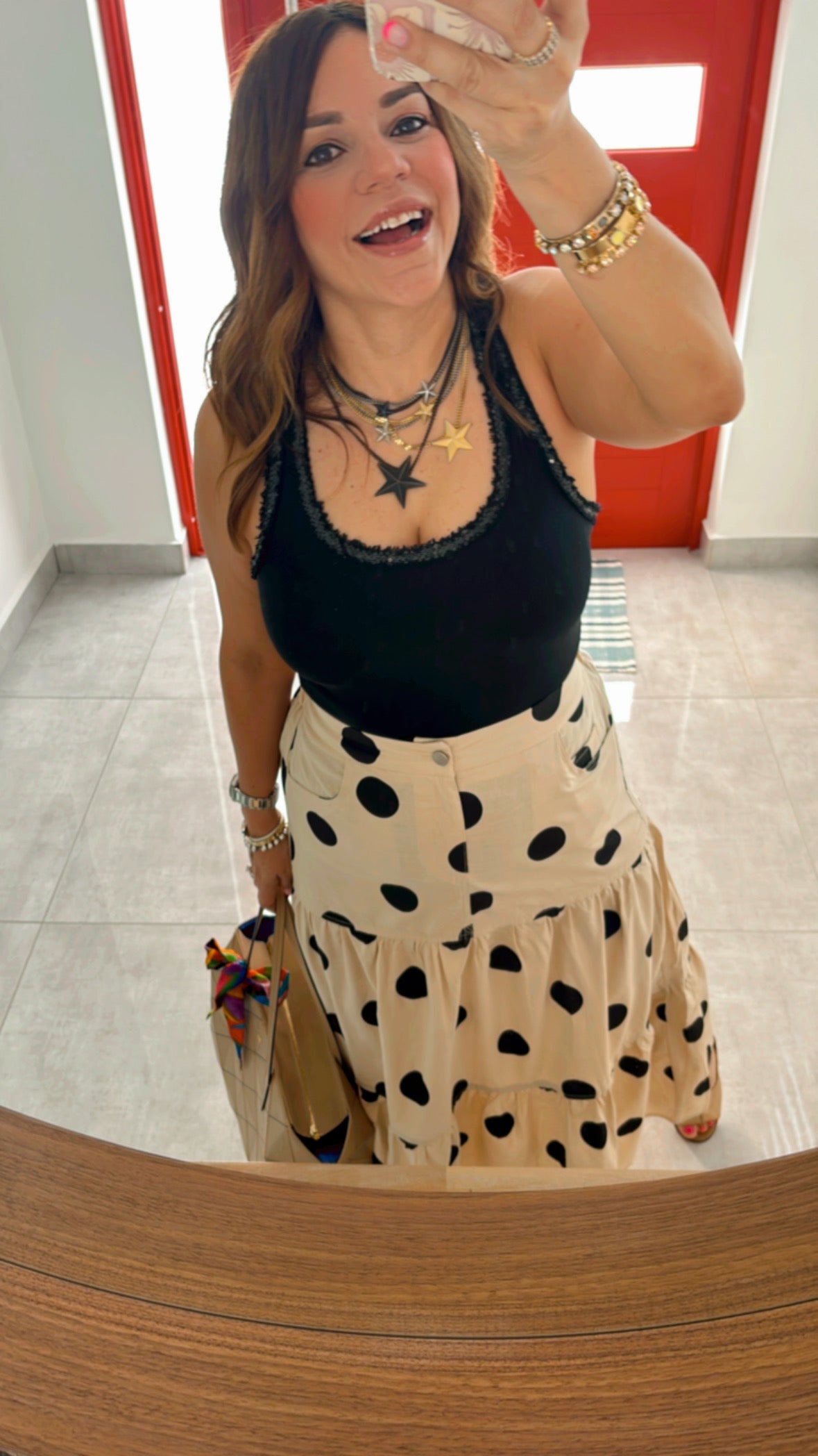 Jasmine Polka Dot Skirt