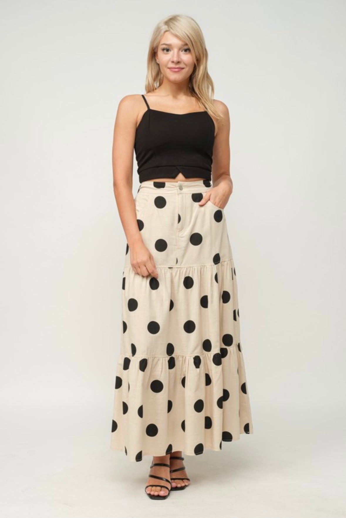 Jasmine Polka Dot Skirt