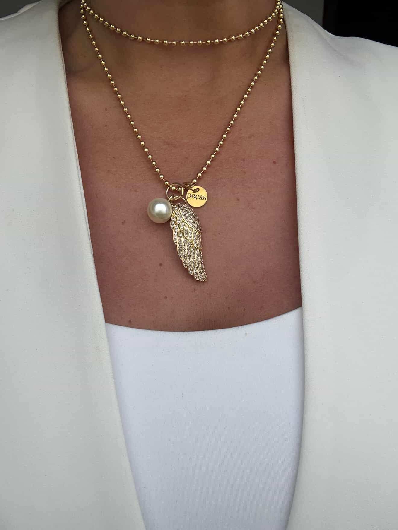 8803-Wing & Pearl Chain
