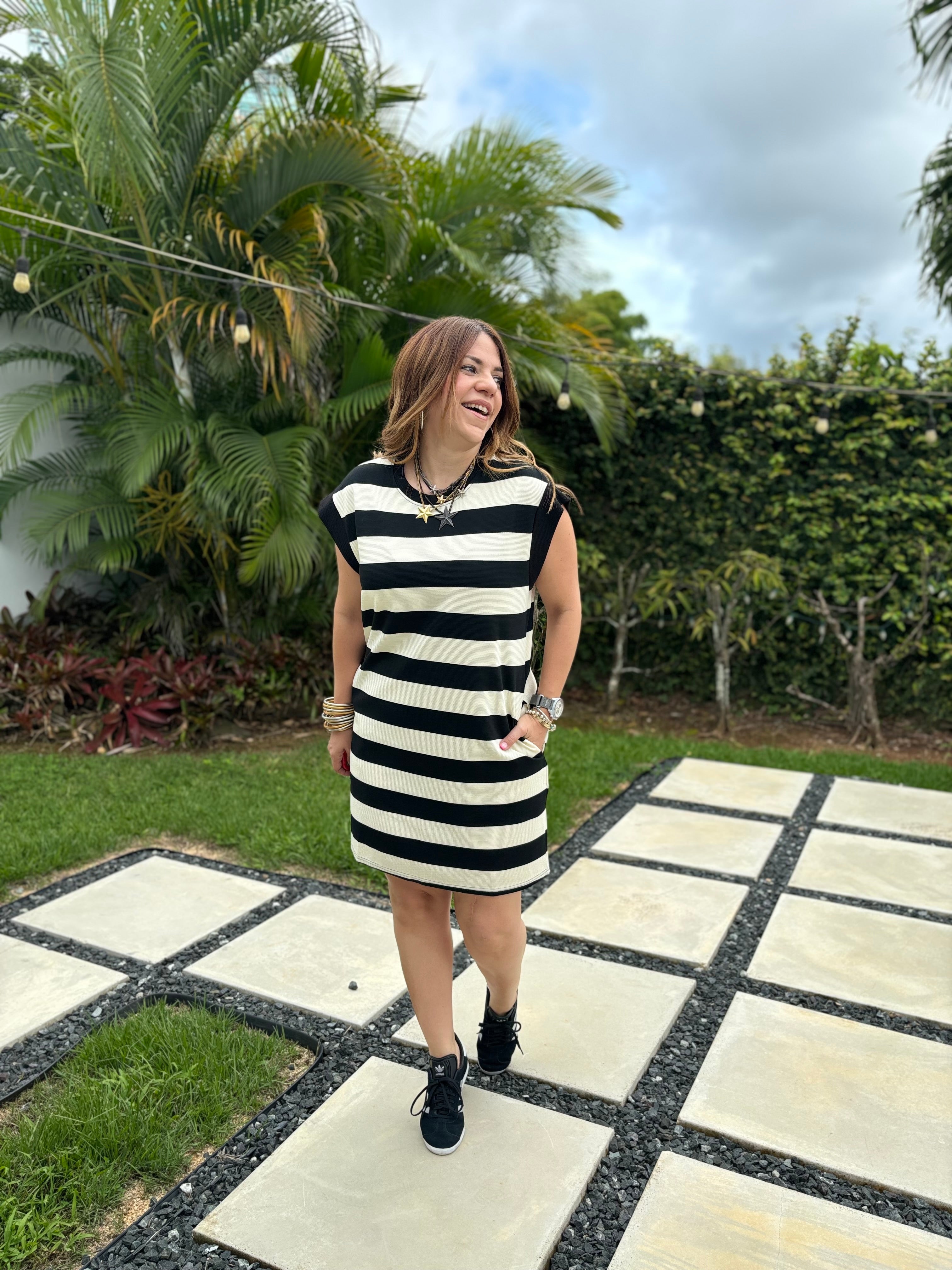 Lizaura Stripe Dress