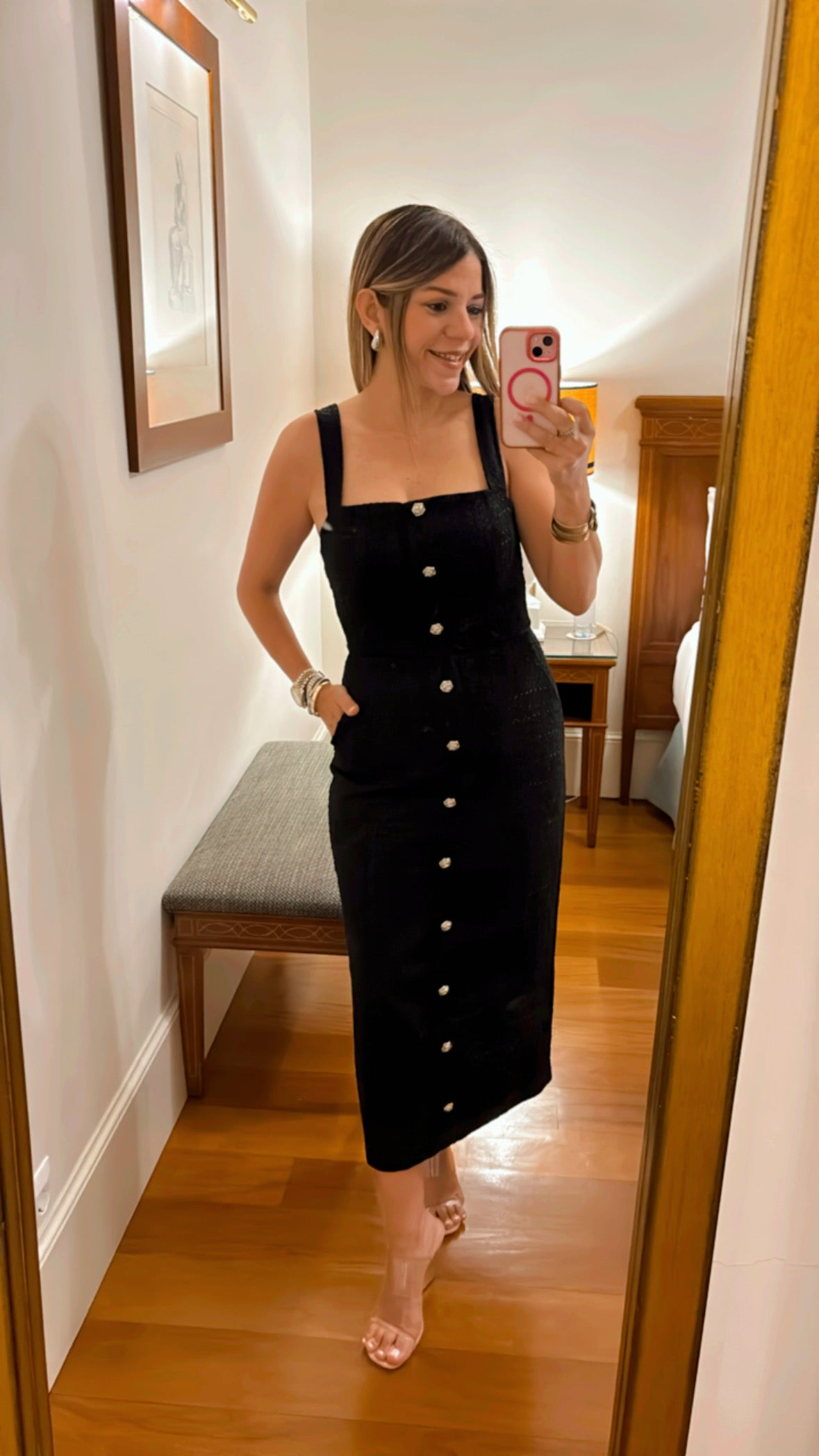 Muriel Tweed Dress