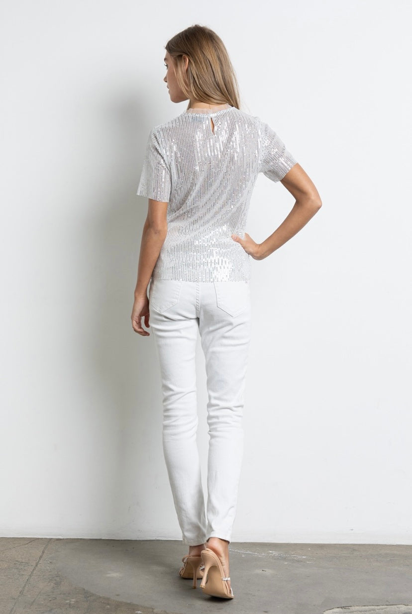Greta Sequins Top