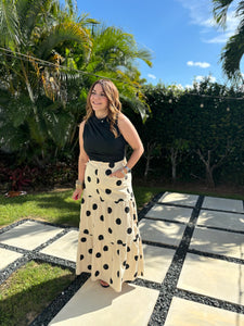 Jasmine Polka Dot Skirt