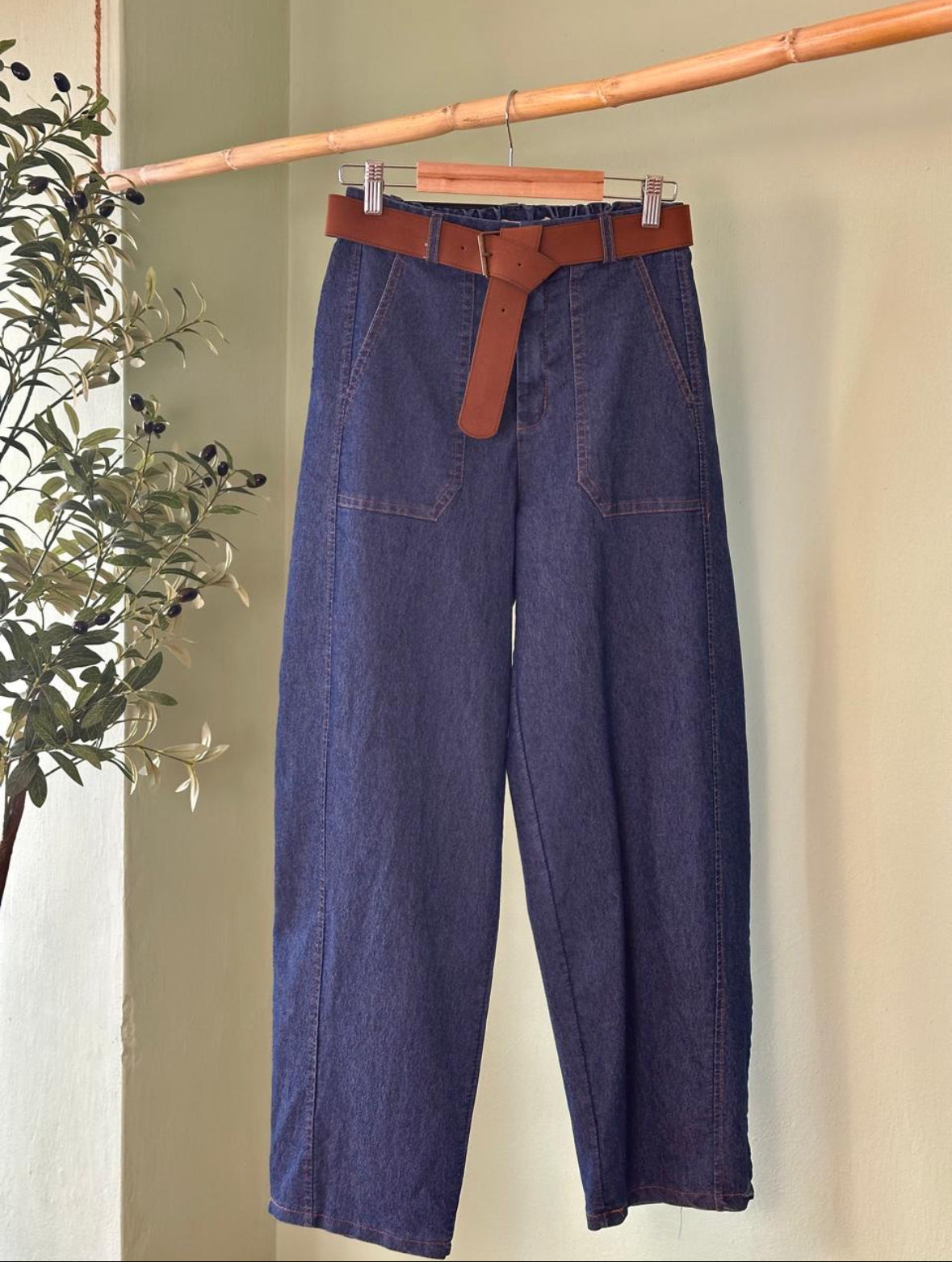 Garbardine Denim Pants🇮🇹