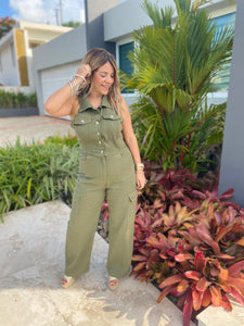 Serena Cargo Jumpsuit