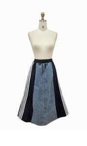 Esther Track Denim Skirt