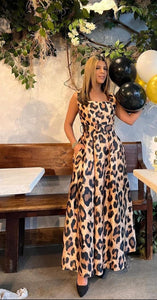 Leopard Belted Dress