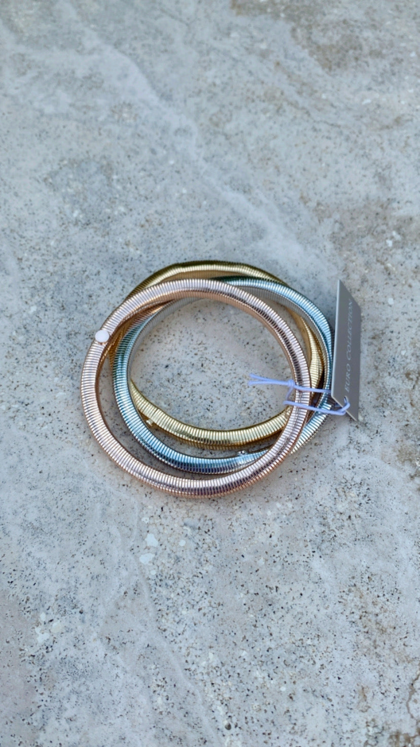 Triple Snake Bracelet