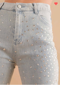 LuAnn Clear Studs Jeans