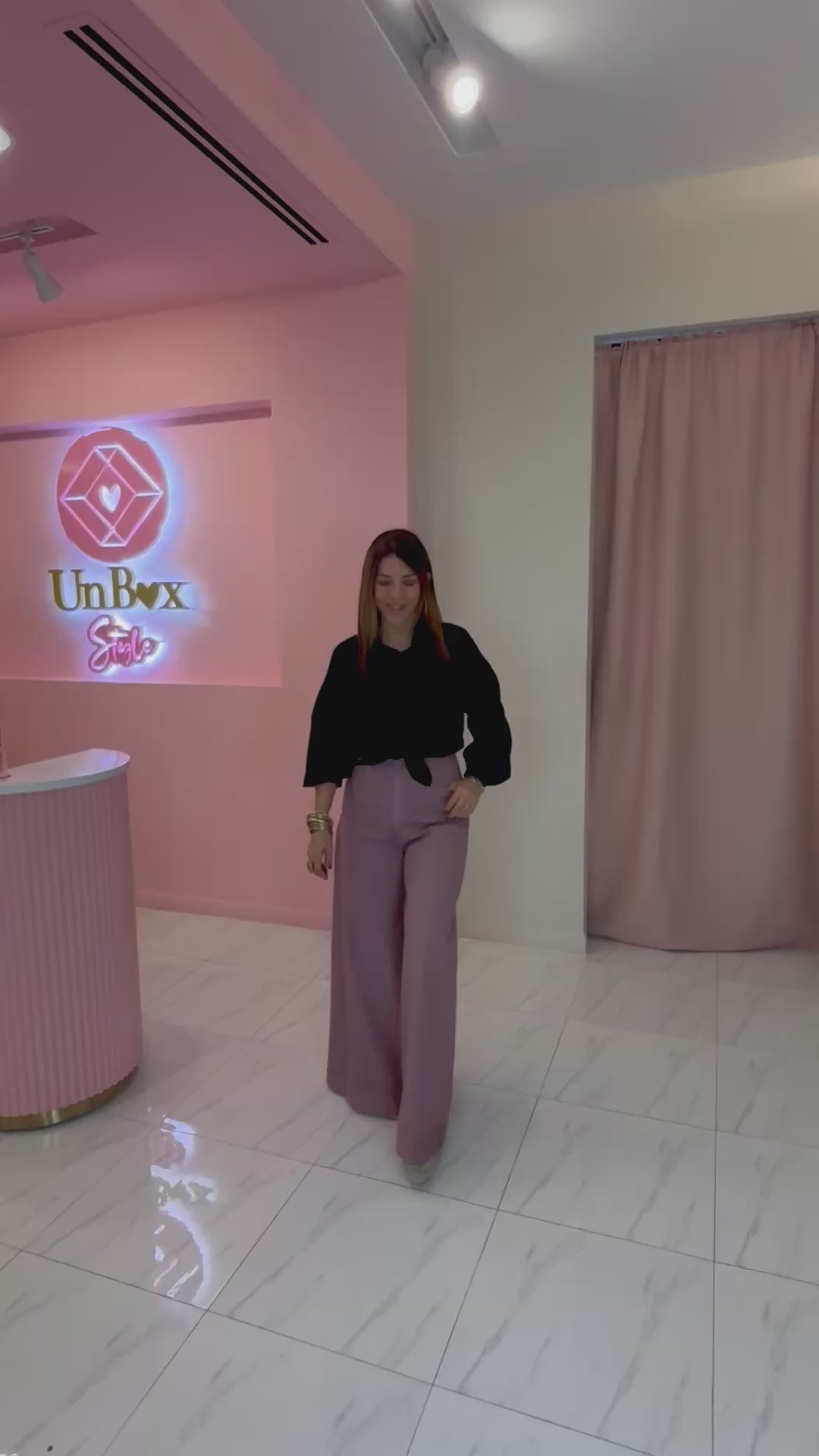 Melanie Palazzo Pants-Pink🩷