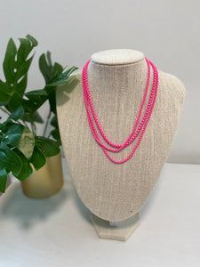 Neon Multi Chain Necklace