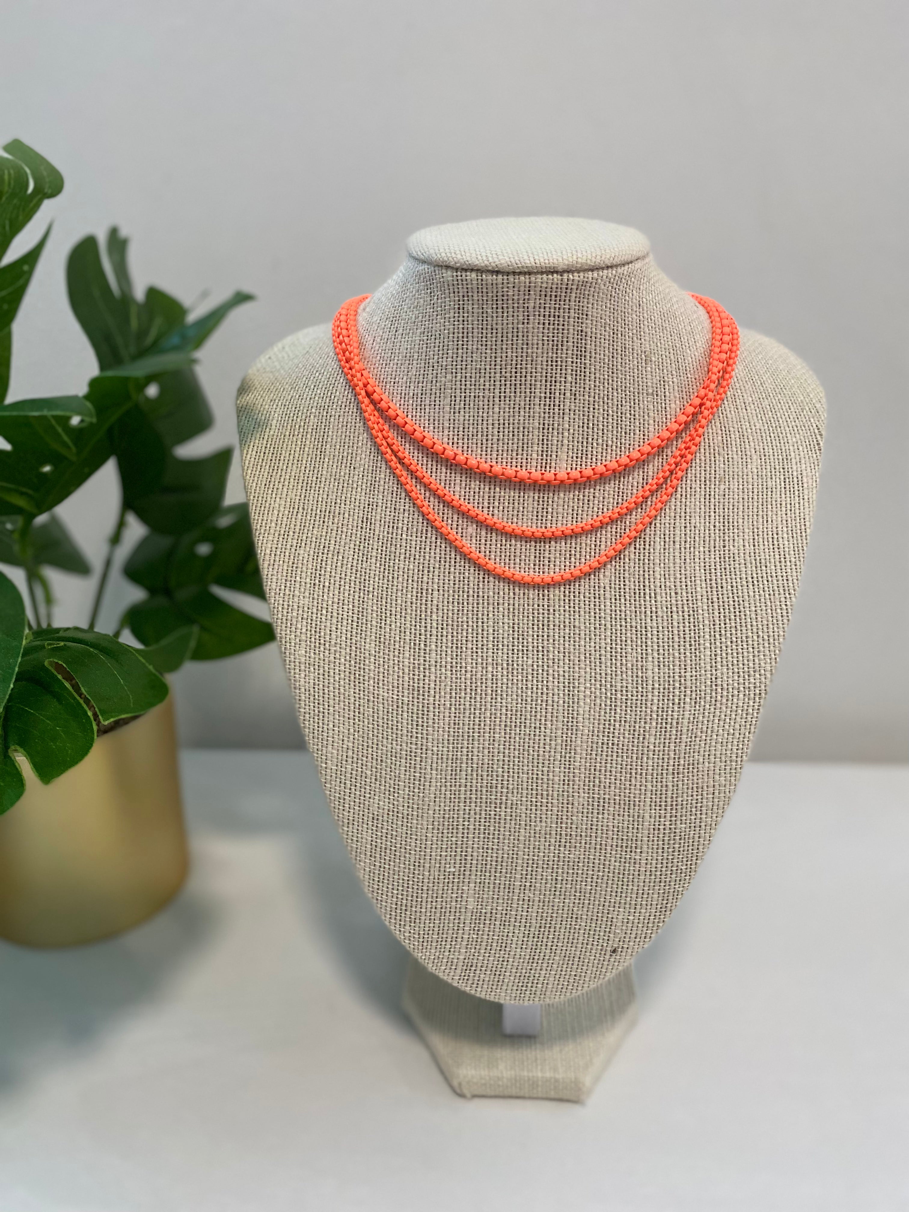 Neon Multi Chain Necklace