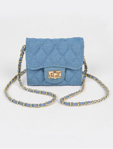 Mini Denim Crossbody