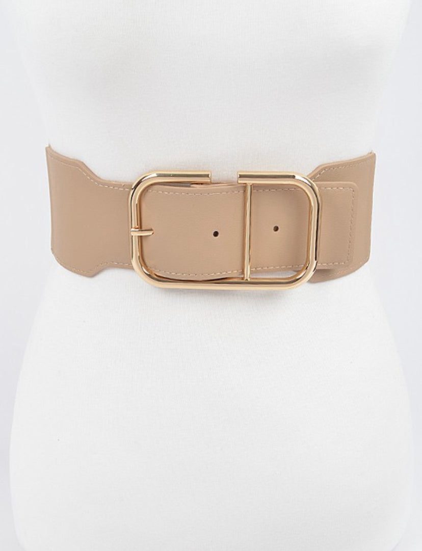 Nude Wide Belt