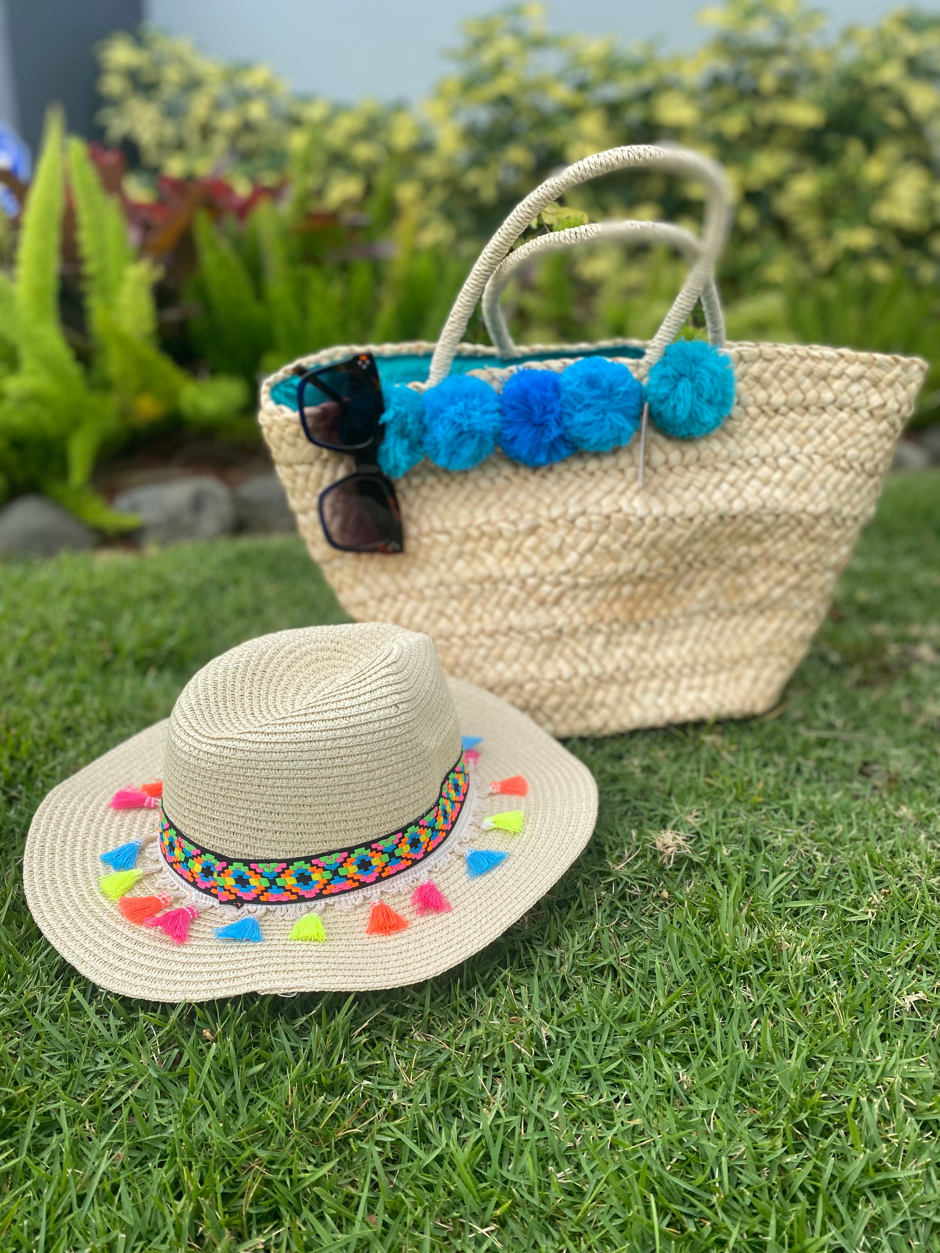 Neon Tassels Hat