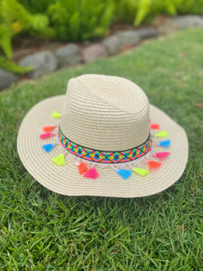 Neon Tassels Hat